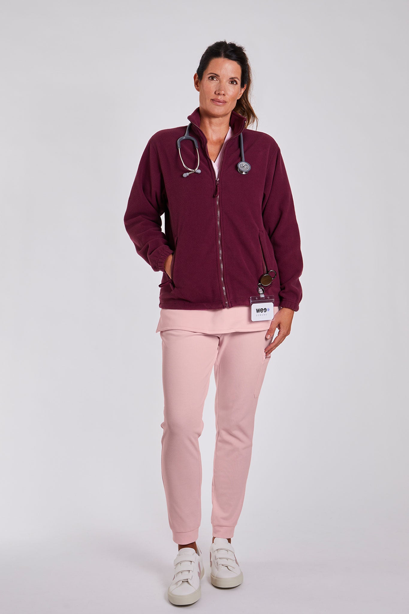 Fleece Jacket – Bordeaux