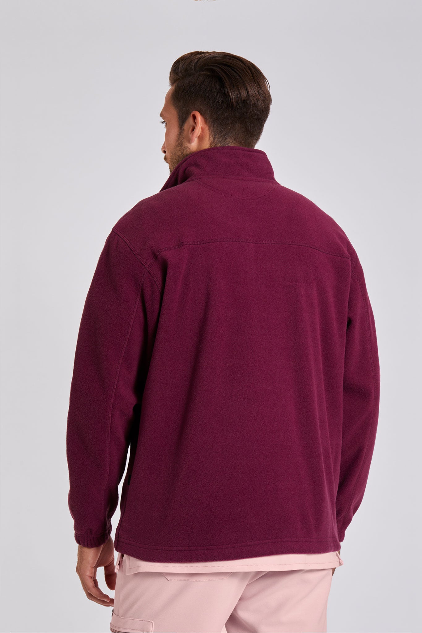 Fleecejacke - Bordeaux