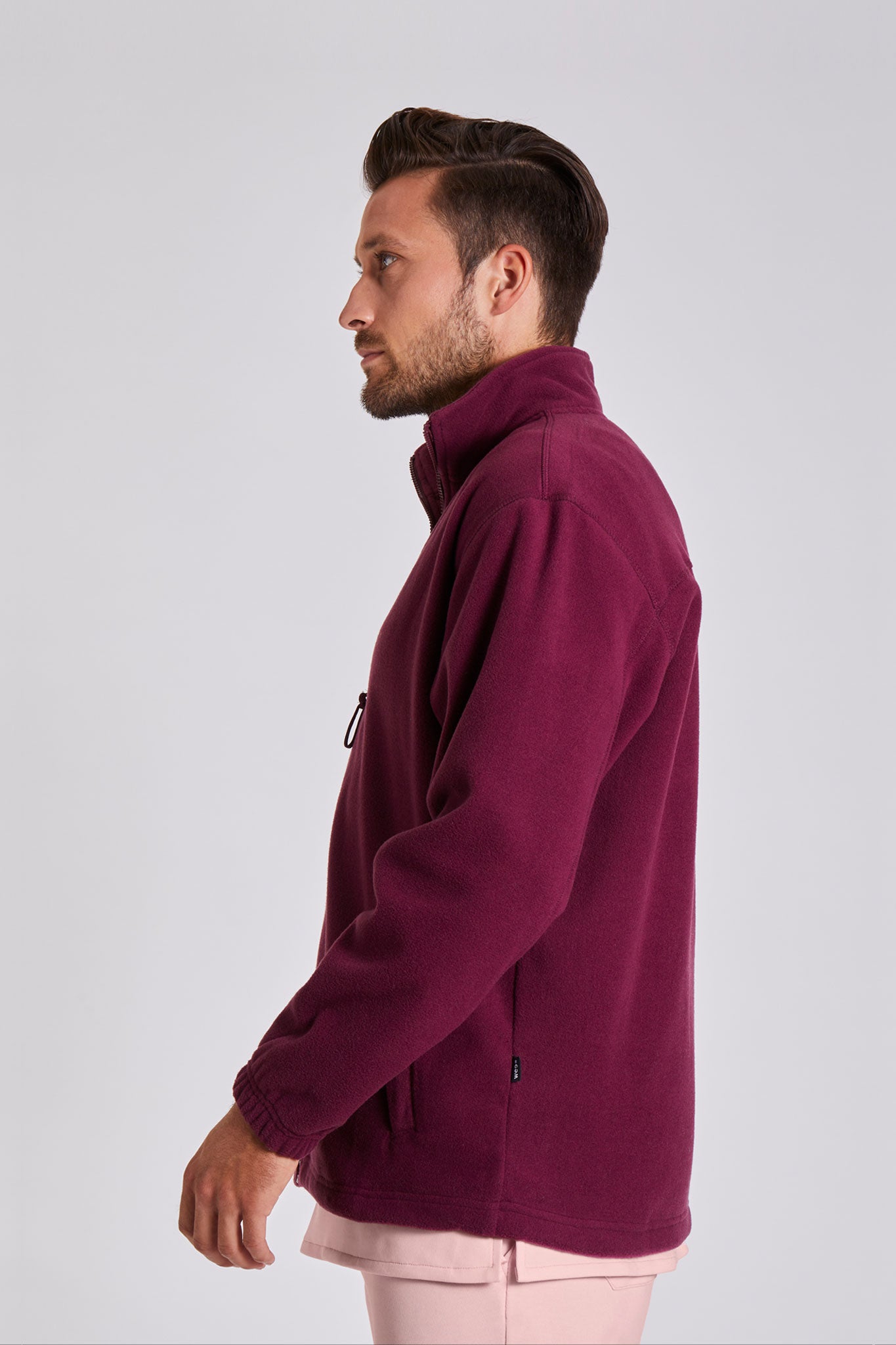 Fleecejacke - Bordeaux