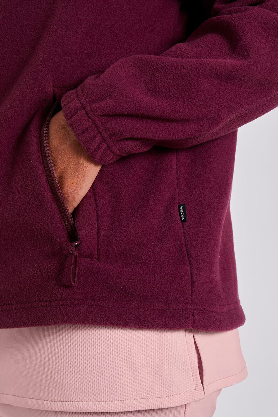 Fleece Jacket – Bordeaux