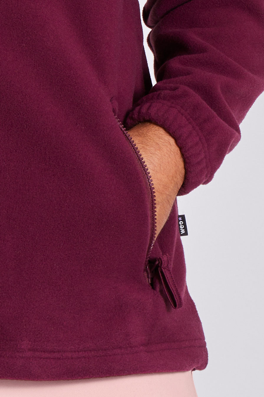 Fleece Jacket – Bordeaux