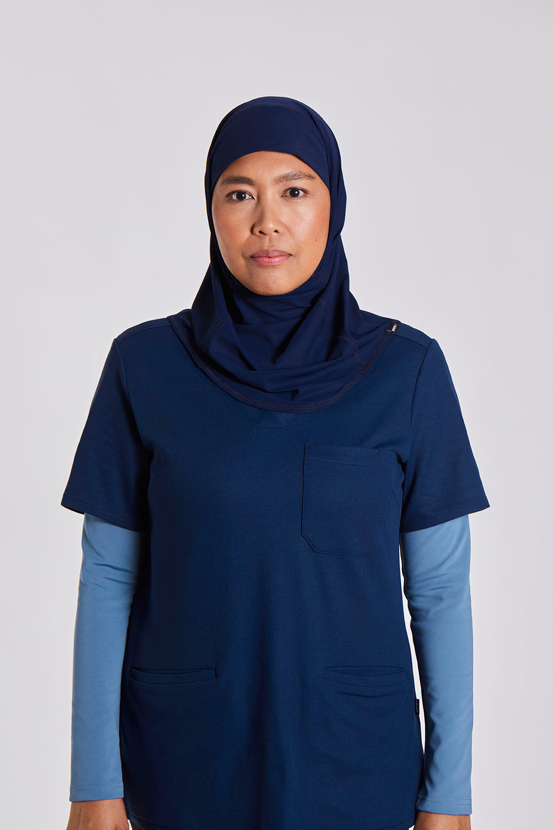 Stretch Hijab – Dark Blue