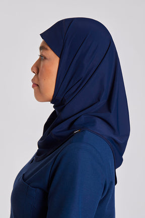 Stretch Hijab – Dark Blue
