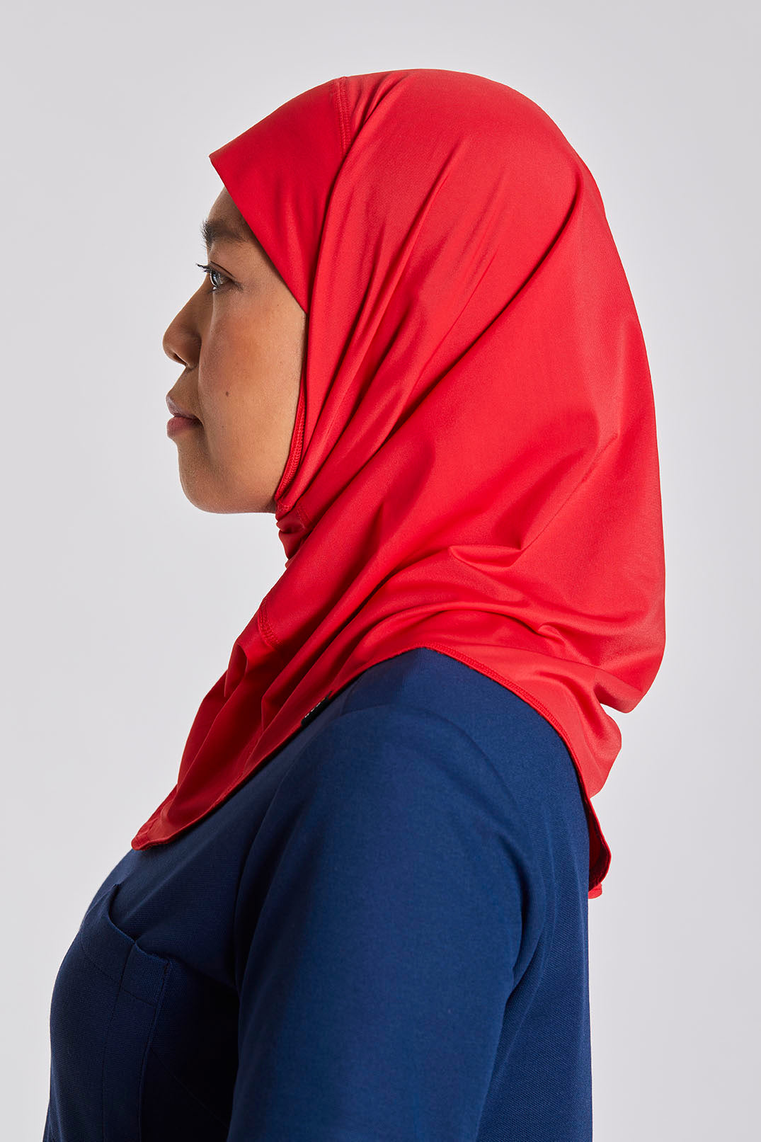 Stretch Hijab - Rot