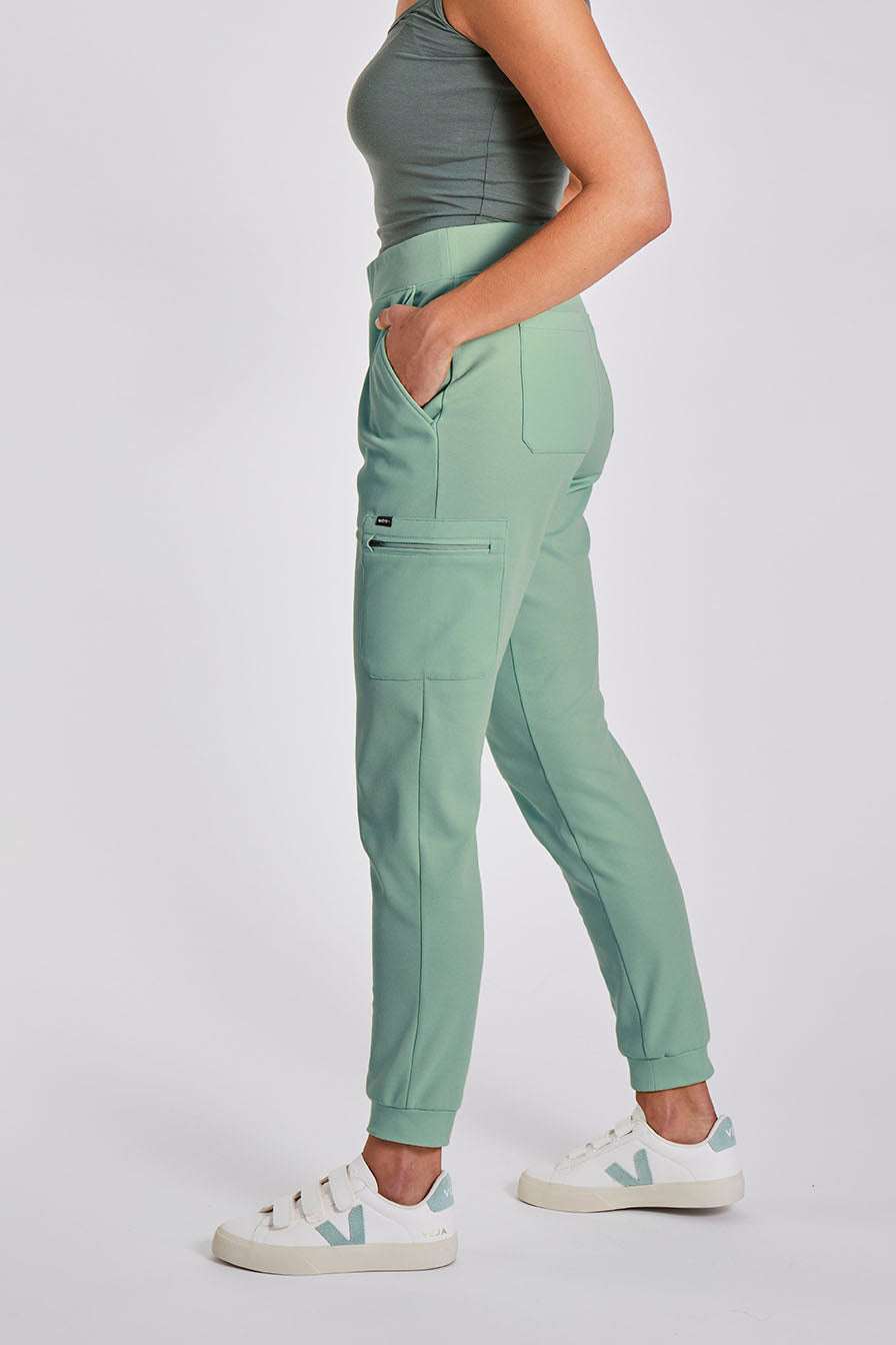 Stretch Scrub Pants "Zaha" – Green