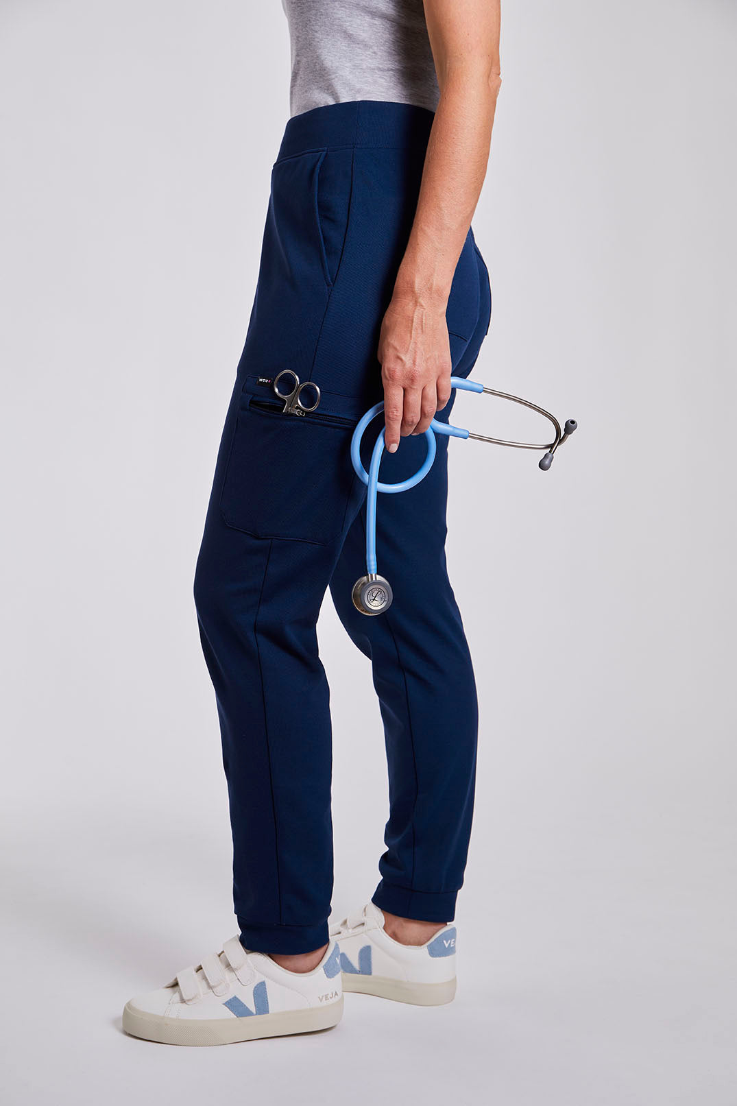 Stretch Scrub Pants "Zaha" – Blue