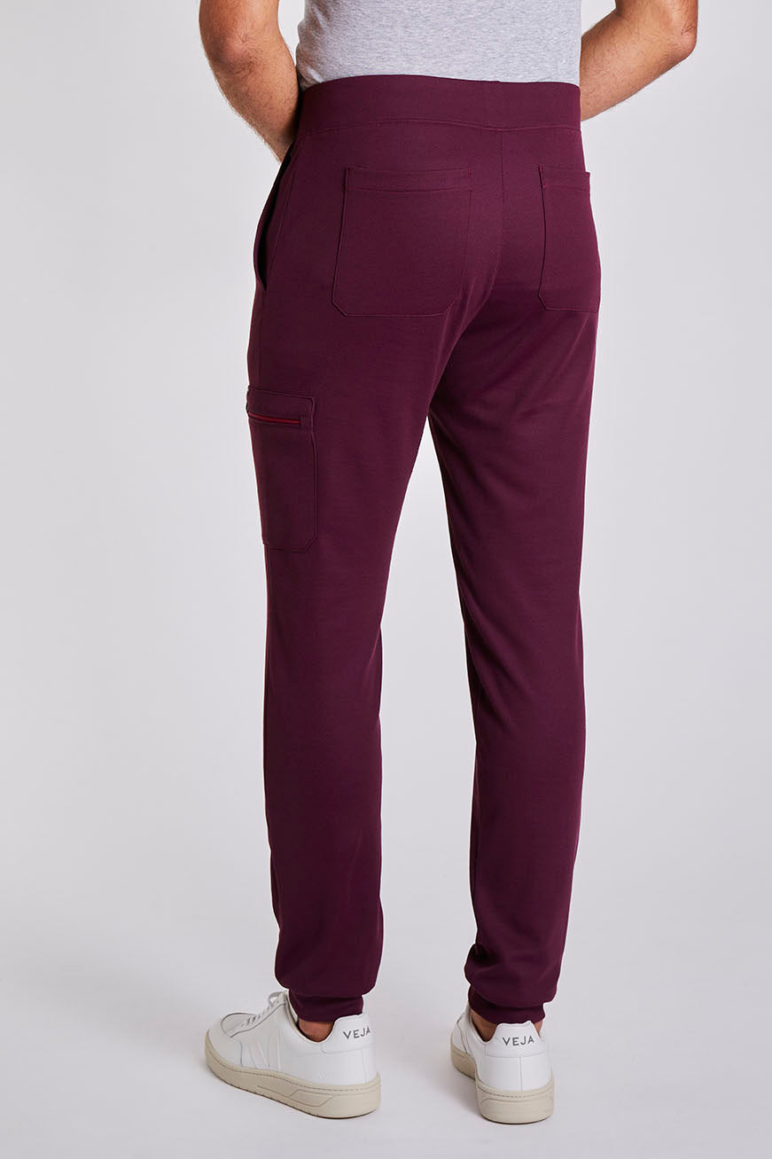 Stretch Scrub Pants "Niki" – Bordeaux