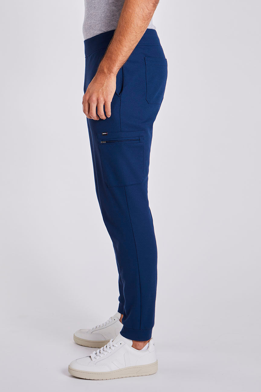 Stretch Scrub Pants "Niki" – Blue