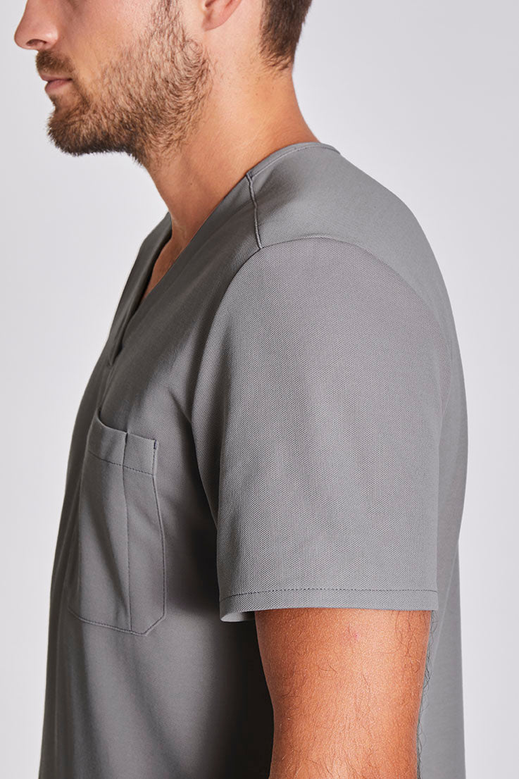 Comfort Scrub Top "Yves" – Grey