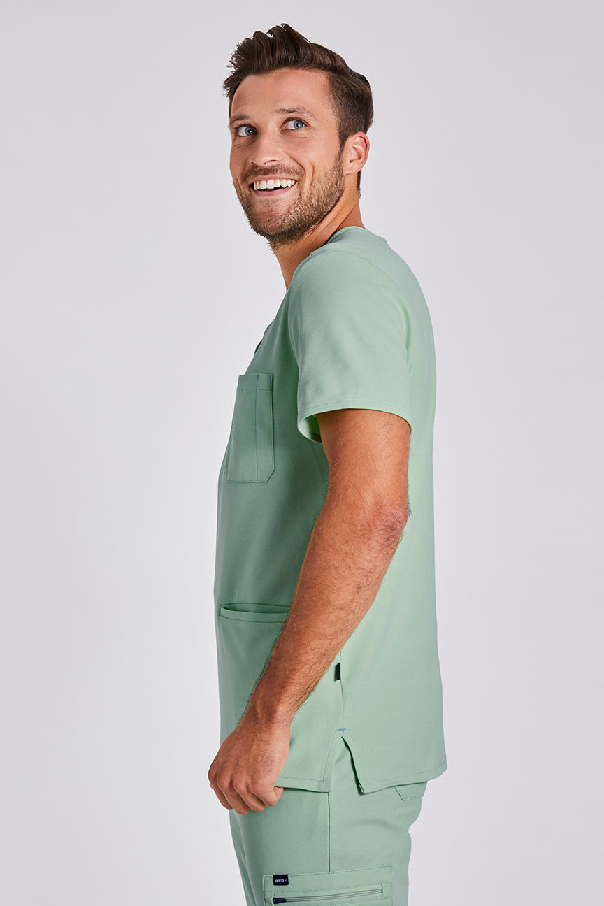 Comfort Scrub Top "Yves" – Green