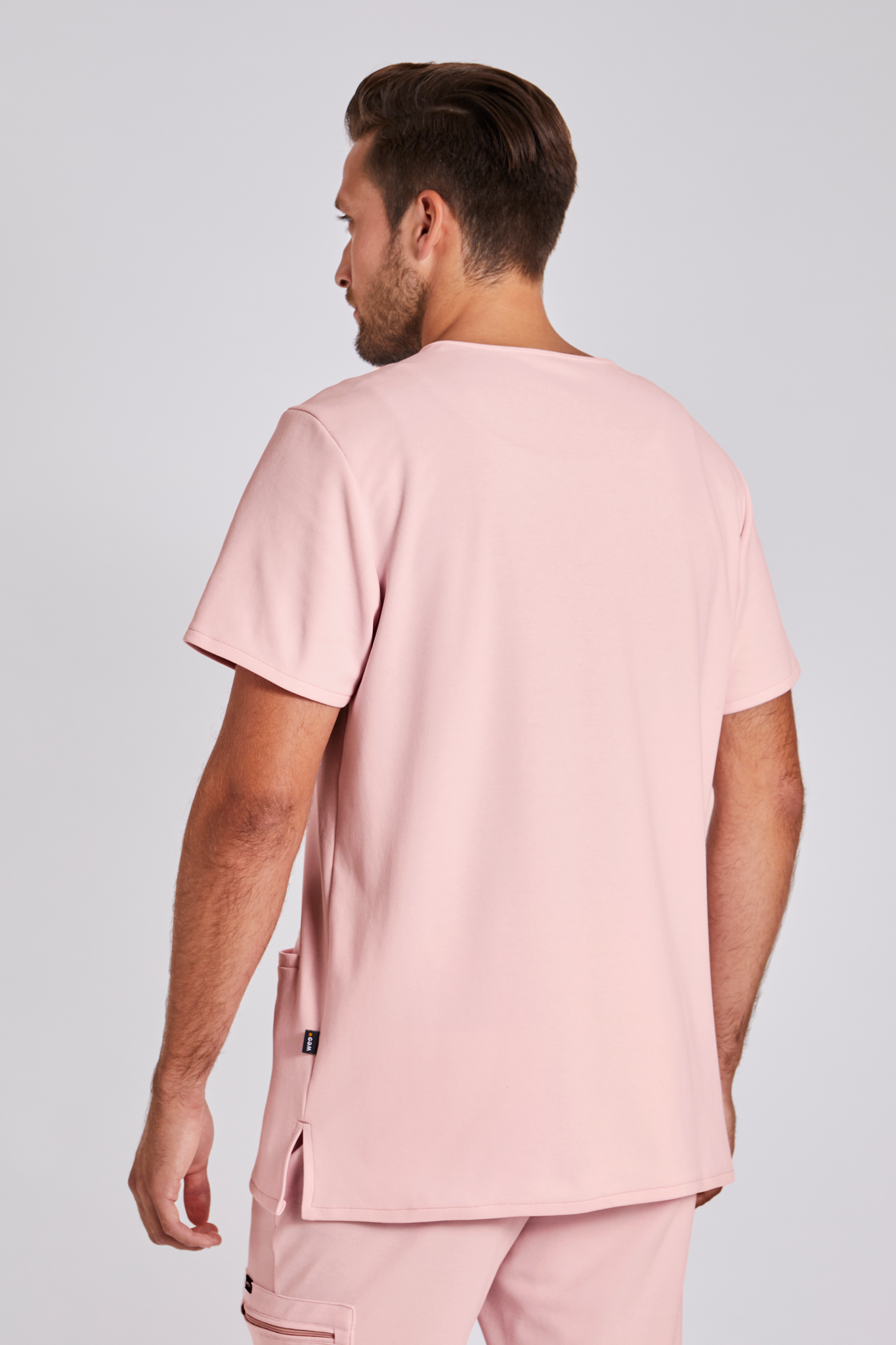 Regular Fit Scrub Top "Yves" – Pink